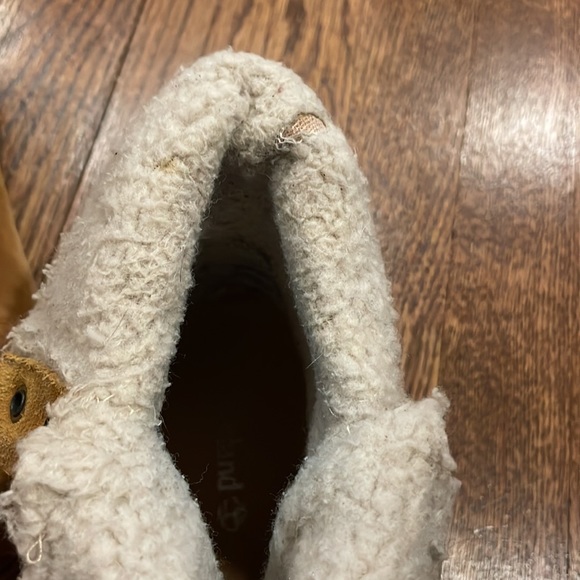 TIMBERLAND® WATERPROOF women’s teddy fleece fold down BOOTS size 7 - Picture 7 of 11